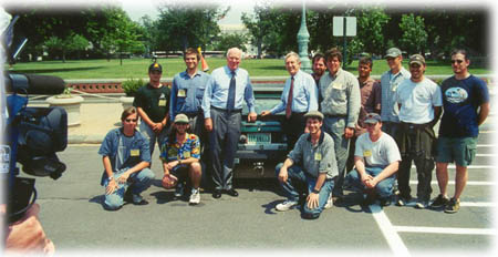 The SolarCar Club with Senators Leahy and Jeffords